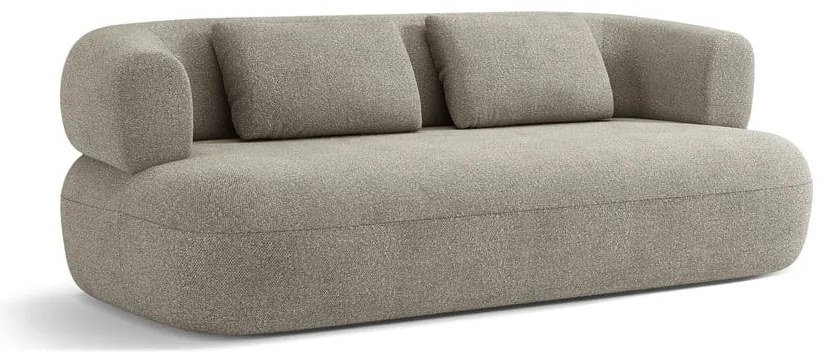 Divano bouclé grigio chiaro 178 cm Jenny - Micadoni Home