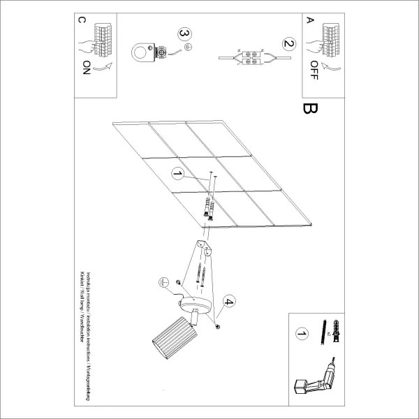 Brilagi - Faretto da parete CRESTO 1xGU10/10W/230V borgogna