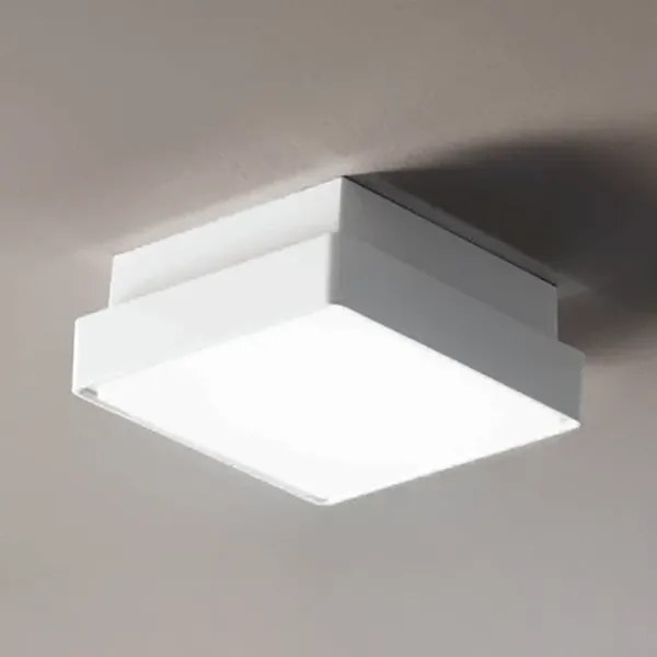 Plafoniera per esterni 30x30 cm in Abs Bianco PICCA