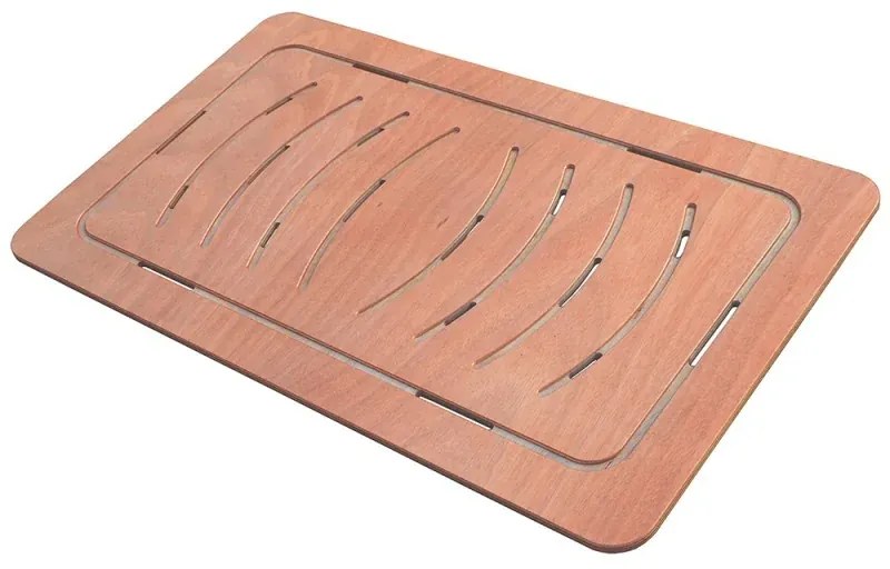 Pedana doccia in legno marino 104 x 62 antiscivolo per piatto doccia 120 x 80
