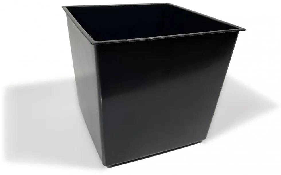 Fioriera in metallo nero di alta qualità LOFT FIORINO 42X22X50 cm