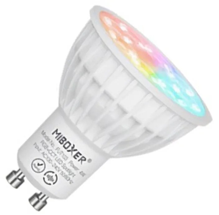 Faretto LED GU10 4W RGB+CCT Dimmerabile Colore RGB+CCT