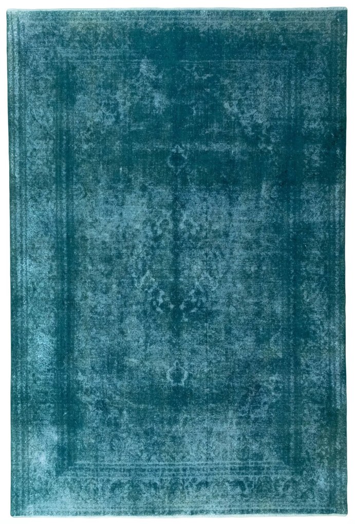 Kashan Tappeto persiano 370 x 250 Verde (Iran) Annodato A Mano