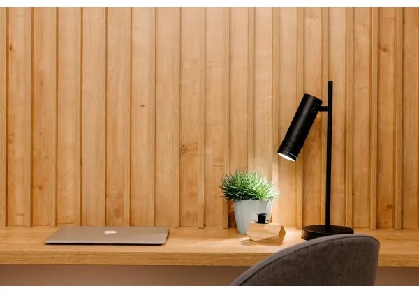 Klausen 108007 - Lampada da tavolo DRILL 1xGU10/4W/230V nero