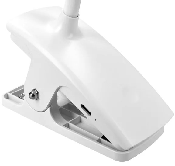 Solight WO3001-W- Lampada flessibile dimmerabile a LED con clip LED/2W/5V 3000/4000/6500K bianco