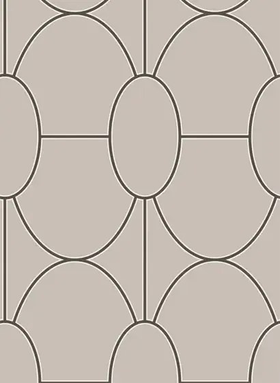 Art Deco Tapete Riviera von Cole & Son - Linen