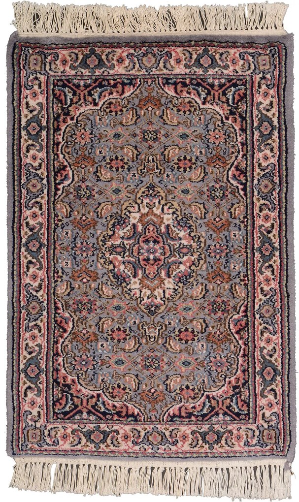 Bidjar Tappeto orientale 60 x 90 Blu (Indian) Annodato A Mano