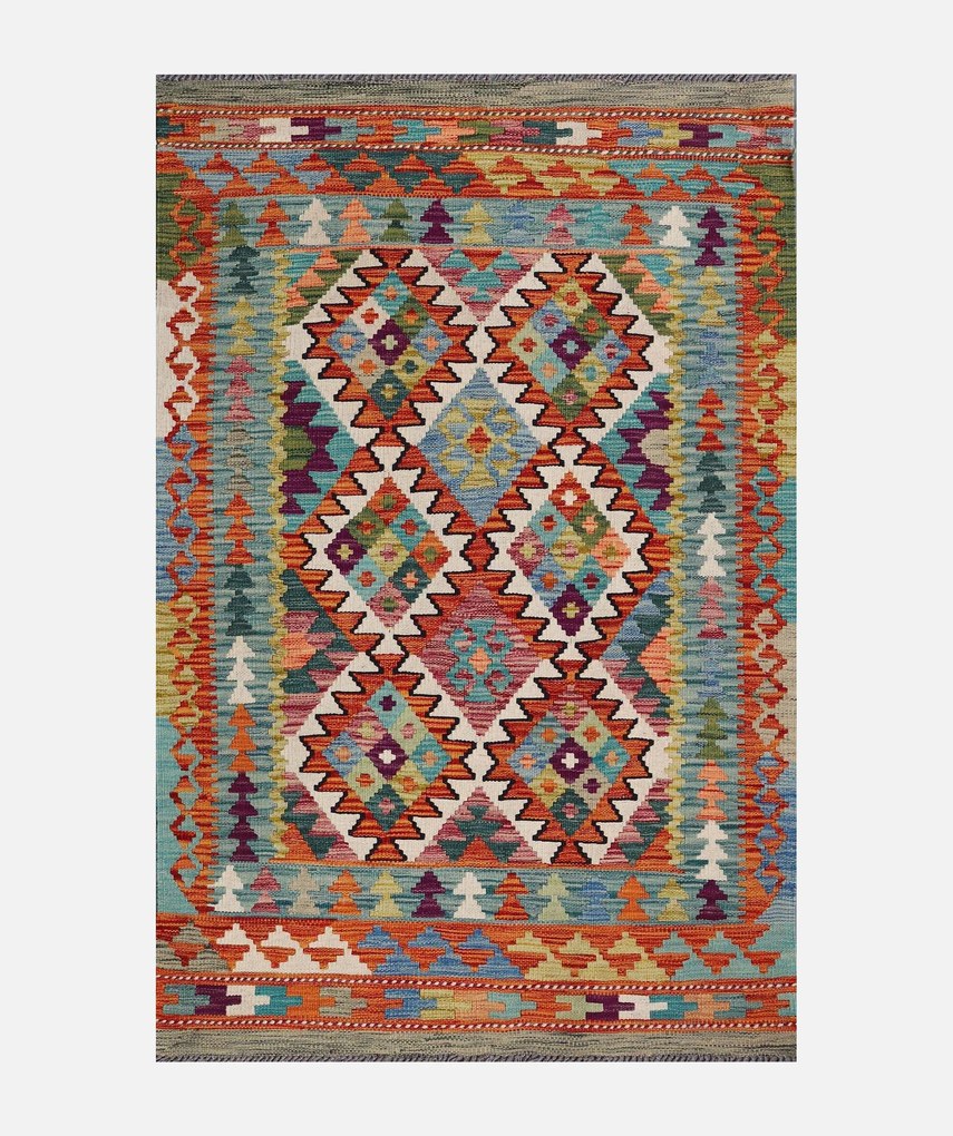 Kilim Tappeto 100 x 150 (Pakistan) Tessuto A Mano