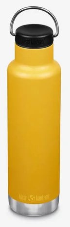 Borraccia termica in acciaio inox Klean Kanteen Insulated Classic w/Loop Cap - marigold 592 ml