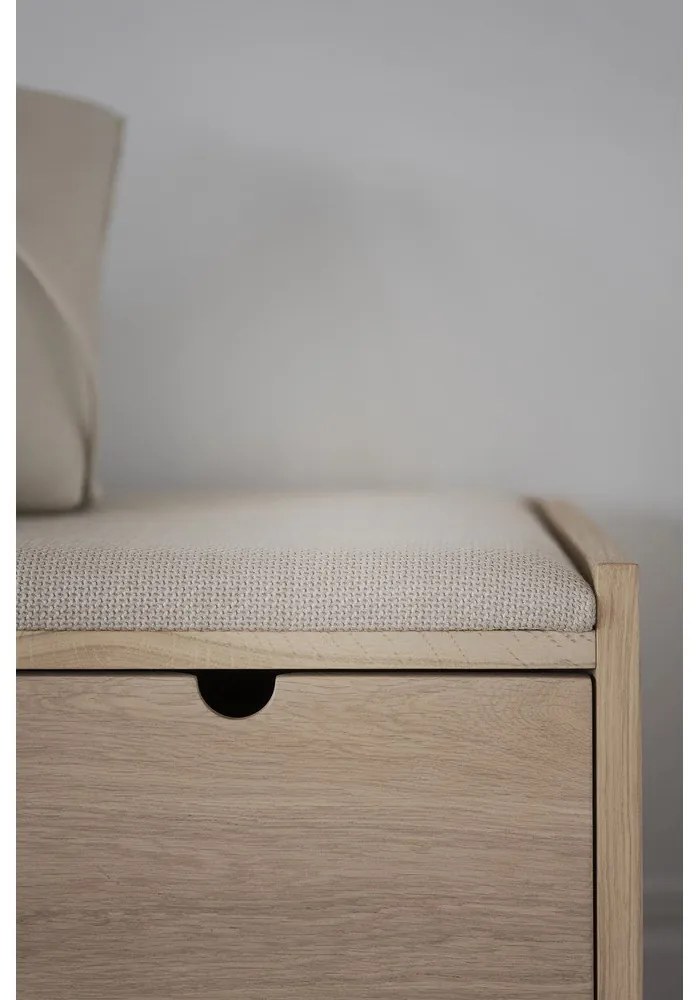 Panchina in colore naturale Hillmond - Rowico