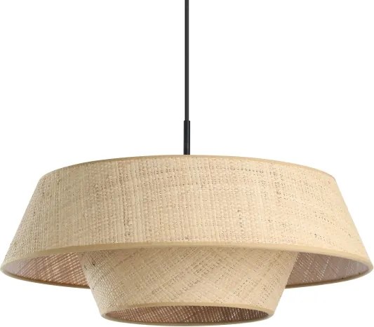 Eglo 44096 - Sospensione su cavo MARFORD 1xE27/60W/230V in rafia