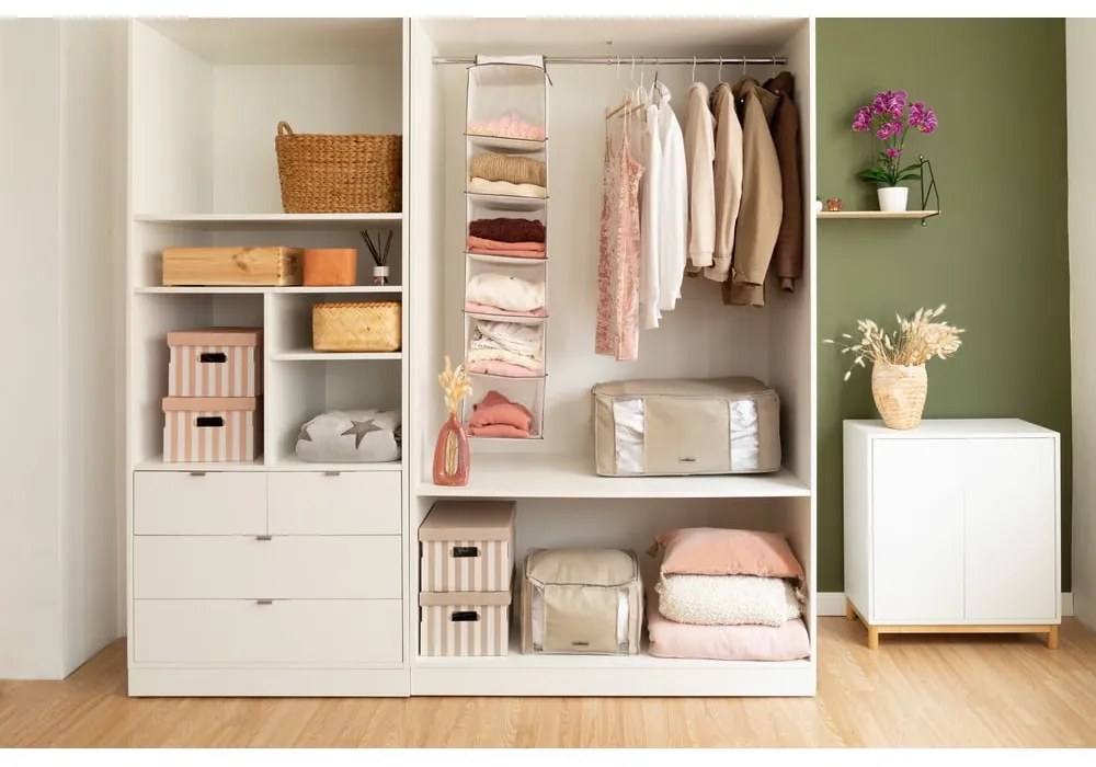 Organizer per vestiti sottovuoto in tessuto 65x50x27 cm Life – Compactor