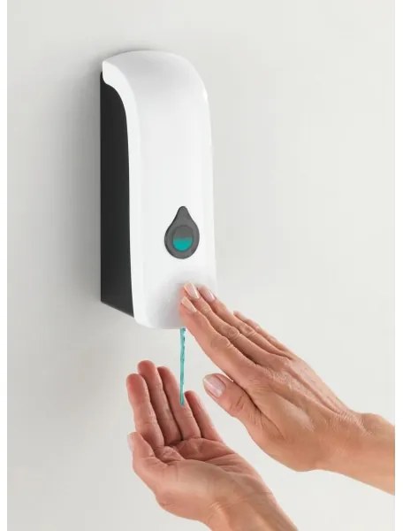 WENKO 24588100-Dispenser di sapone RANERA 740 ml bianco/nero