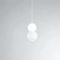 Sospensione Moderna Per Sistema In Binario Bianco Led 2 Sfere