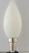 Lampadina led filamento candela bianco e14 6w 680lm 4000k 300° 35x9...