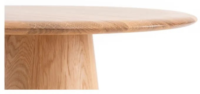 Tavolino rotondo in legno di quercia in colore naturale ø 80 cm Mushroom - Gazzda