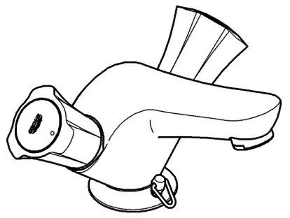 GROHE 21100001 - Miscelatore lavabo COSTA L DN 15, cromo lucido