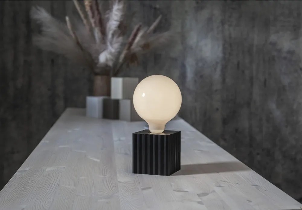 Piede di lampada nero 10 cm Box - Star Trading