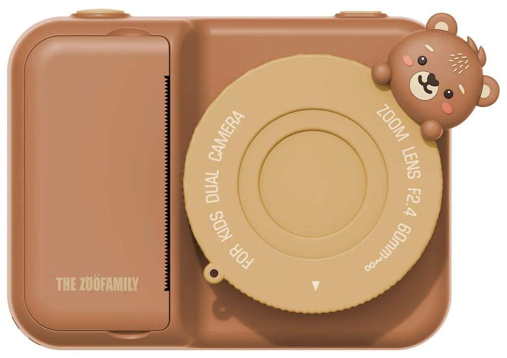 Macchina fotografica istantanea per bambini Zoo Print - orso