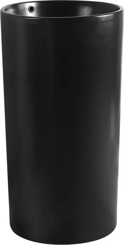 Mexen Nerda lavabo autoportante 46 x 46 cm, nero opaco - 26084670