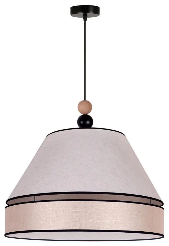 Duolla - Lampadario a sospensione con filo AVIGNON 1xE27/15W/230V diametro 60 cm beige