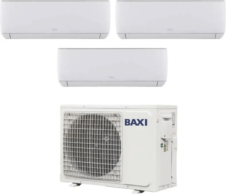 Climatizzatore Condizionatore Baxi Trial Split Inverter serie astra 7+7+12 con LSGT60-3M R-32 Wi-Fi Optional 7000+7000+12000 - Novità