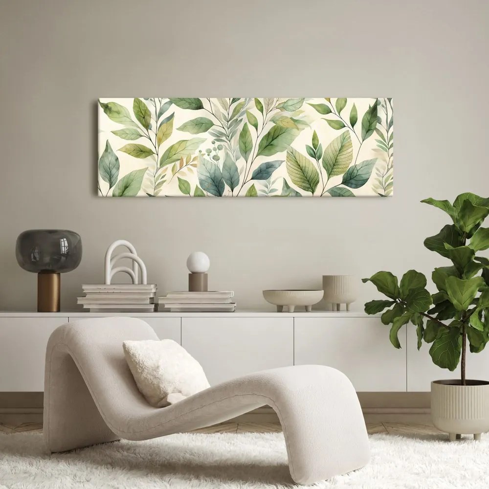 Quadro su tela – Rametti e foglie fresche