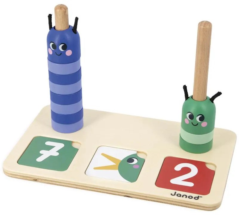 Gioco educativo per bambini - Composizione e confronto di quantità - Giardino