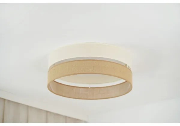 Brilagi - Plafoniera LED ROYAL YUTE LED/24W/230V diametro 45 cm beige/color crema