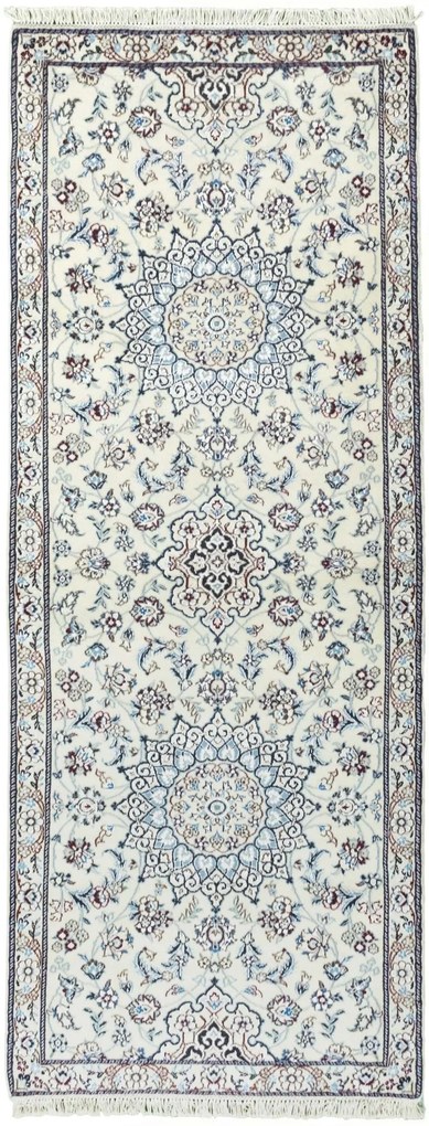 Nain Tappeto persiano 210 x 80 Beige (Iran) Annodato A Mano