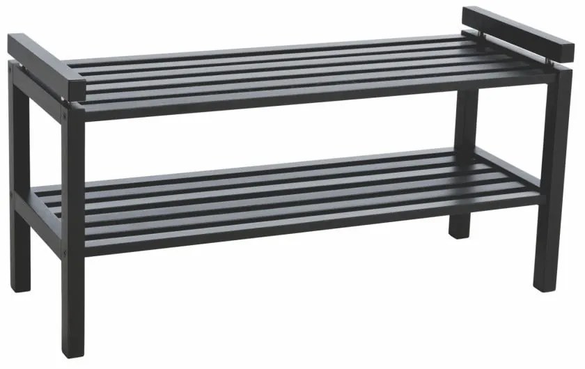 Scarpiera nera in rovere Ull Confetti - Rowico