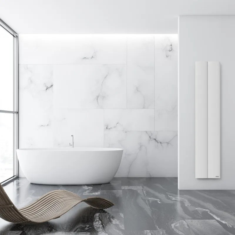 Termoarredo bagno DE'LONGHI 185.2x36.2 cm interasse 1800 mm bianco serie PALACE