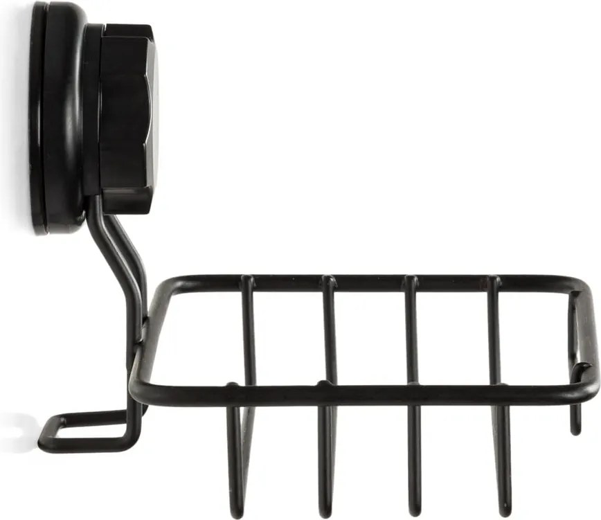 Porta sapone a parete autoportante nero Porta sapone e spugna nero Bestlock - Compactor