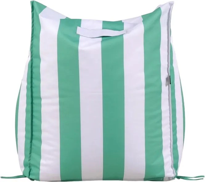 Pouf da giardino bianco e verde – Bonami Essentials