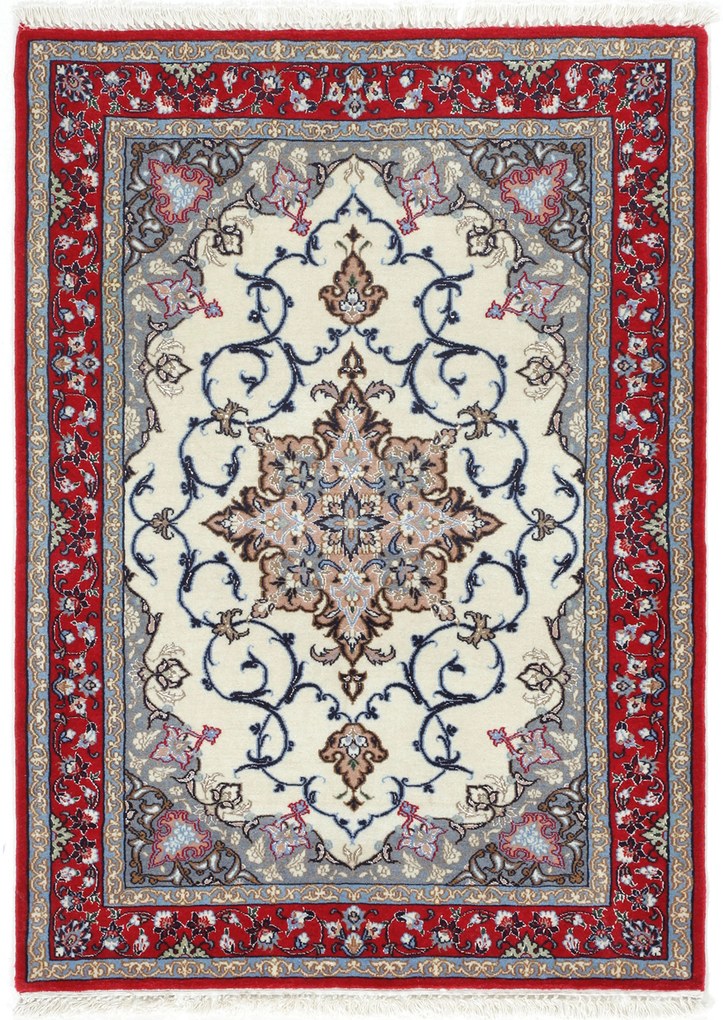 Isfahan Tappeto persiano 110x80 (Iran) Annodato A Mano