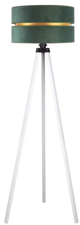 Duolla - Lampada con piedistallo DUO 1xE27/60W/230V diametro 44 cm verde/bianco