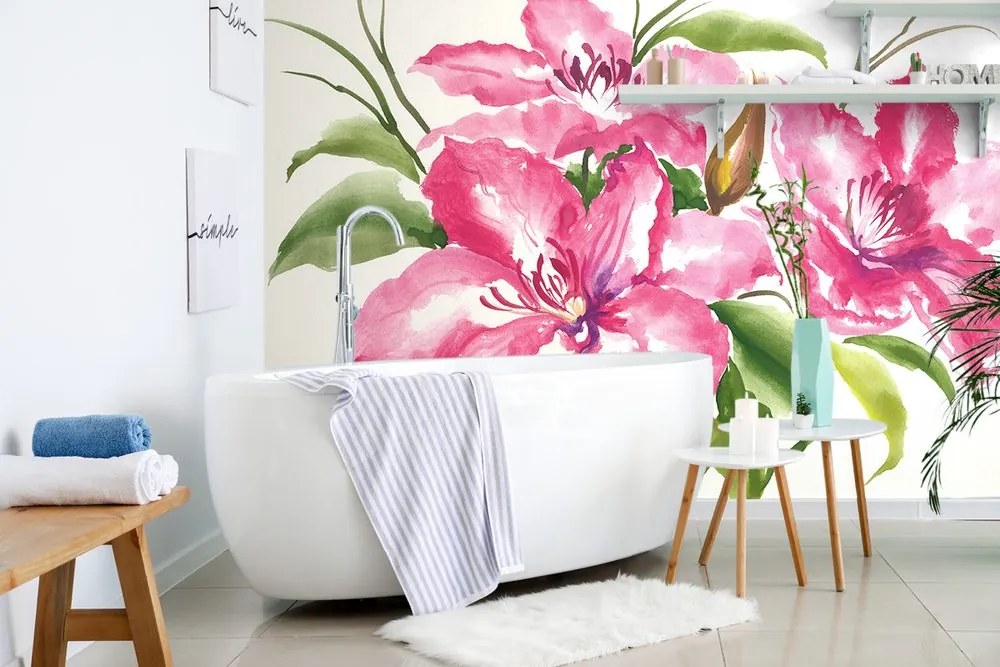 Carta da parati – Fiori splendidi