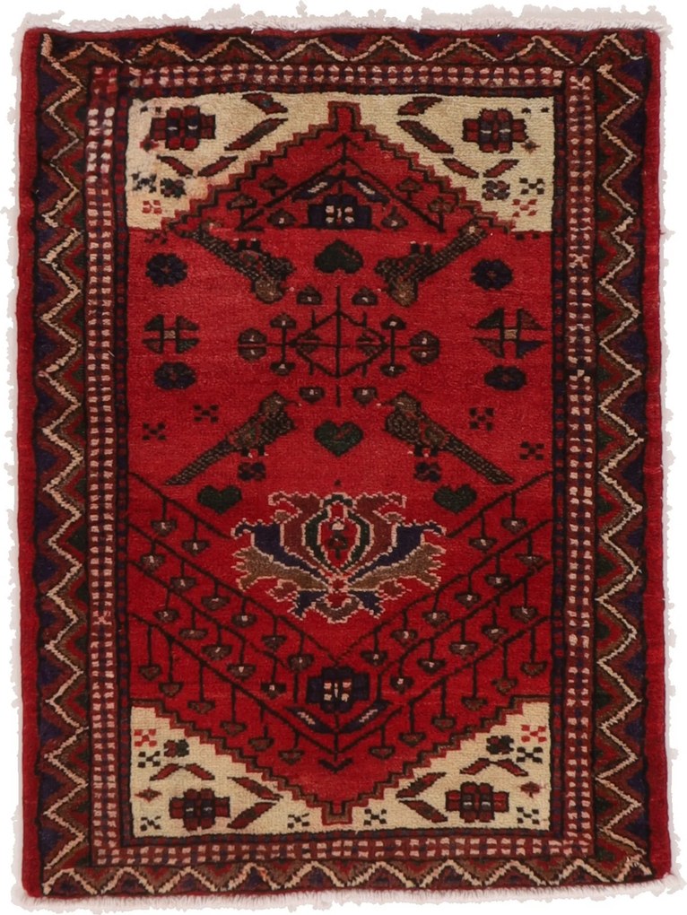 Hamedan Tappeto persiano 70x100 (Iran) Annodato A Mano