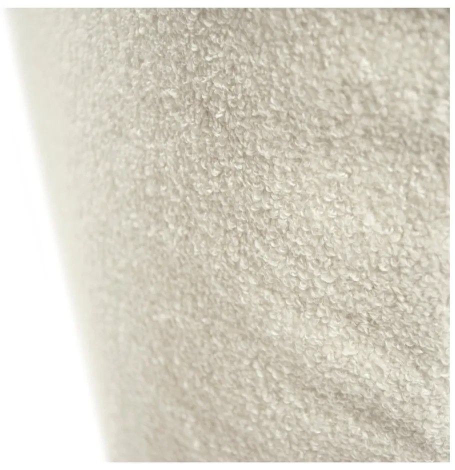 Puof a sacco grigio chiaro con rivestimento in bouclé Sofa Lounge – SLOWDOWN