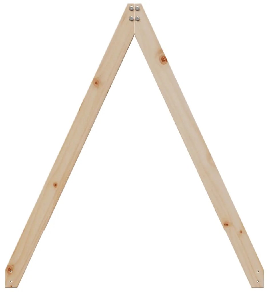 Tetto per letto bambini 209x95,5x88 cm legno massello di pino