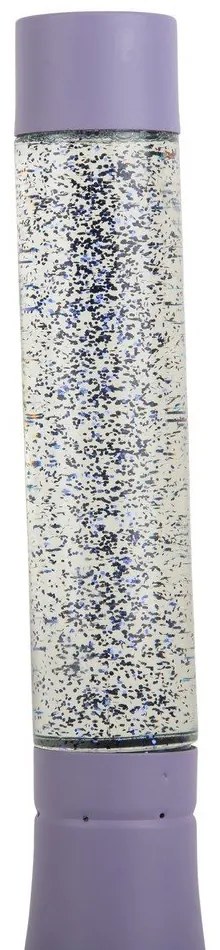 Lampada da tavolo viola con paralume in vetro (altezza totale 37,5 cm) Astro Glittler – Leitmotiv