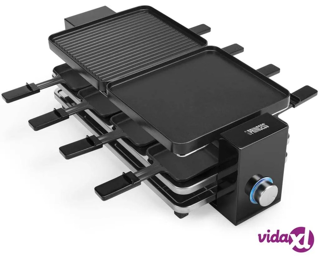 Princess Piastra per Raclette Piano 8 1200 W Nera