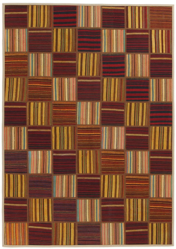 Kilim Tappeto 200x140 (Iran) Tessuto A Mano