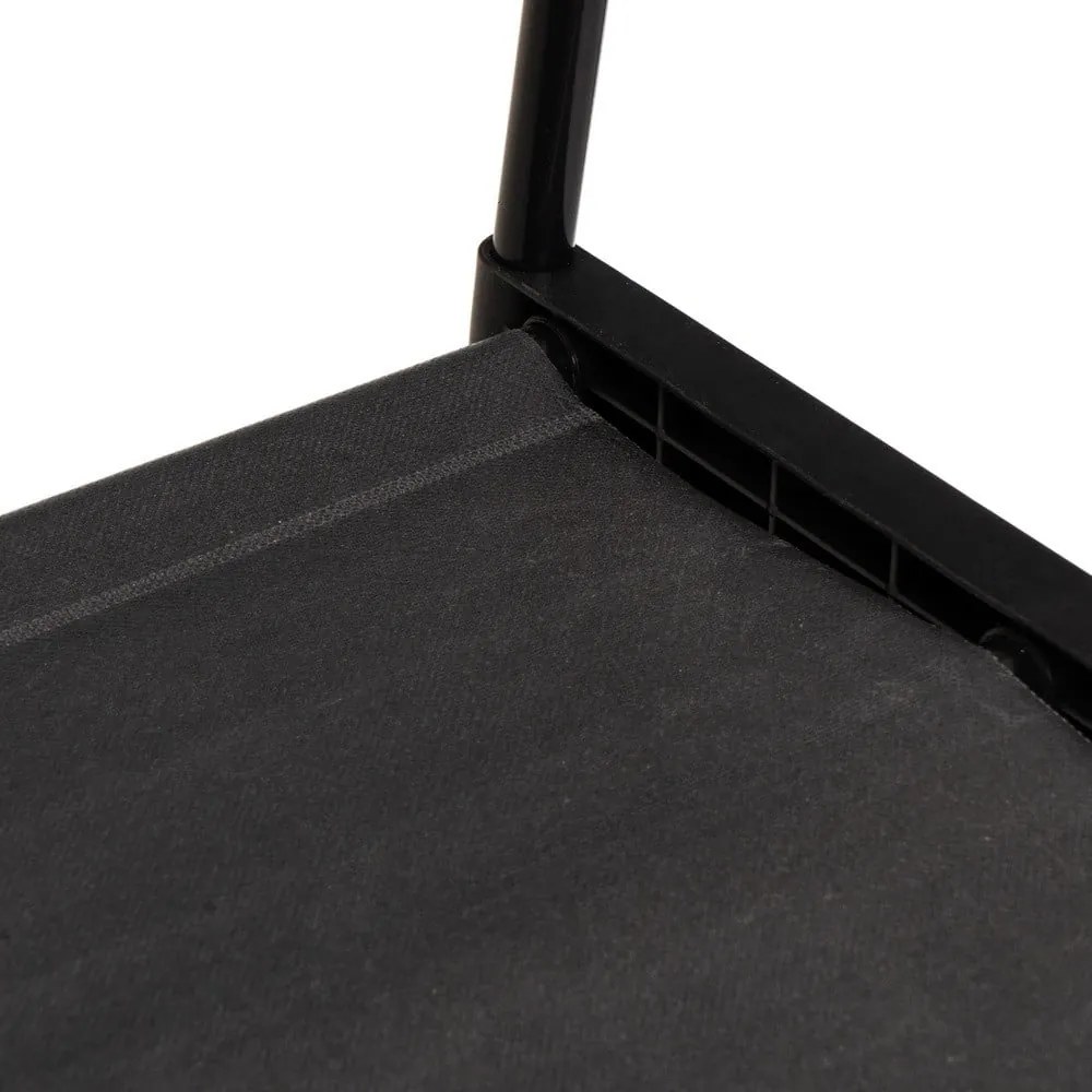 Stand appendiabiti nero in metallo su ruote 84x43x156 cm – Casa Selección