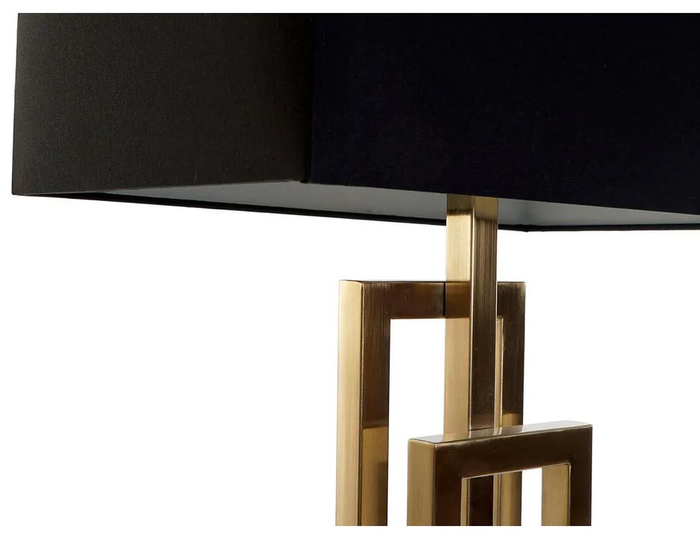 Lampada da tavolo DKD Home Decor Nero Dorato Metallo 60 W 240 V 38 x 23 x 78 cm