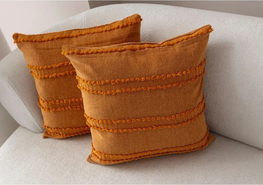 Federe decorative in set 2 pz 43x43 cm Tuffet – Mioli Decor