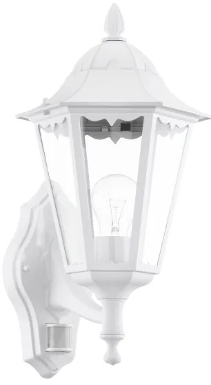 Eglo 93447 - Applique da esterno con sensore NAVEDO 1xE27/60W/230V