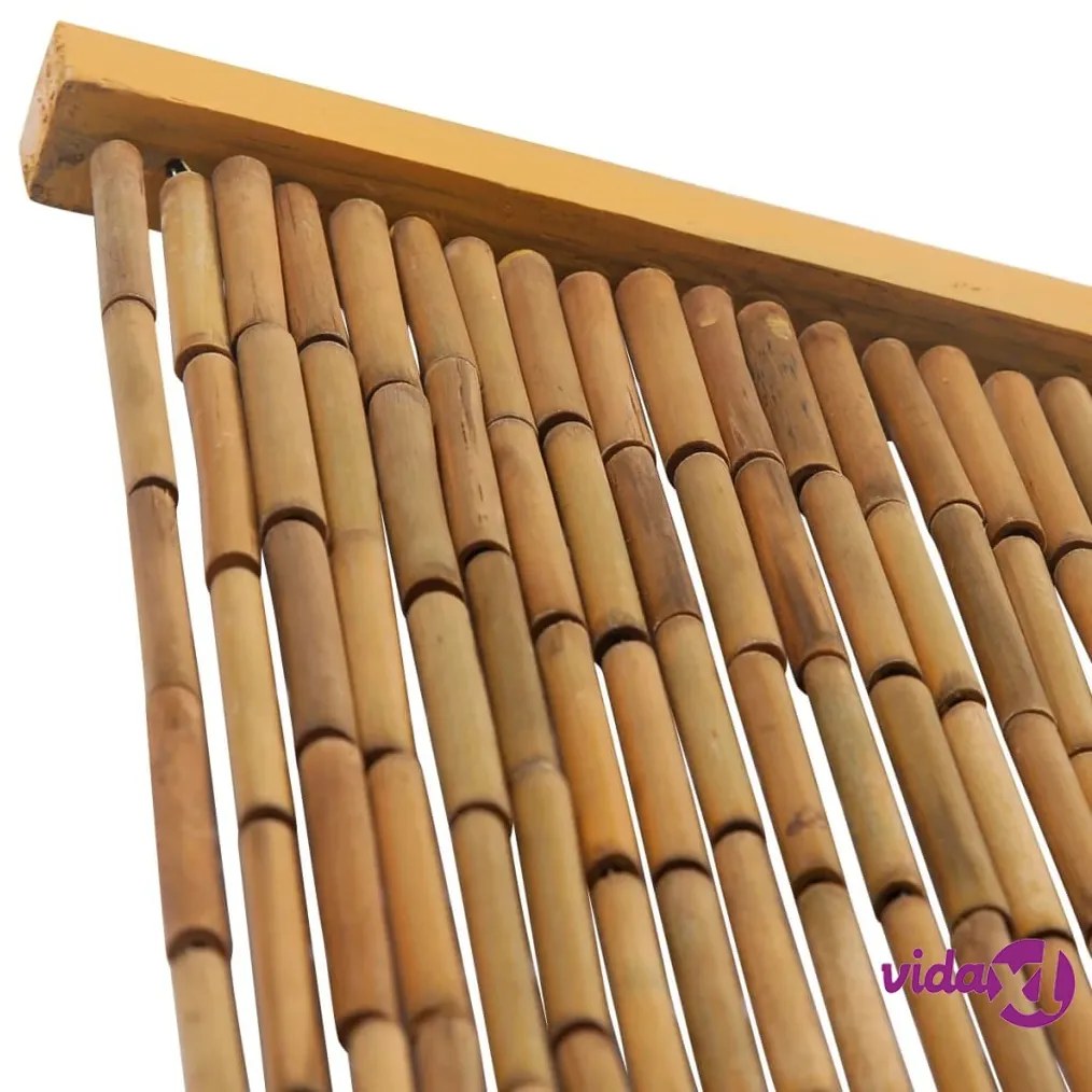 vidaXL Tenda Antimosche per Porte in Bambù 100x220 cm