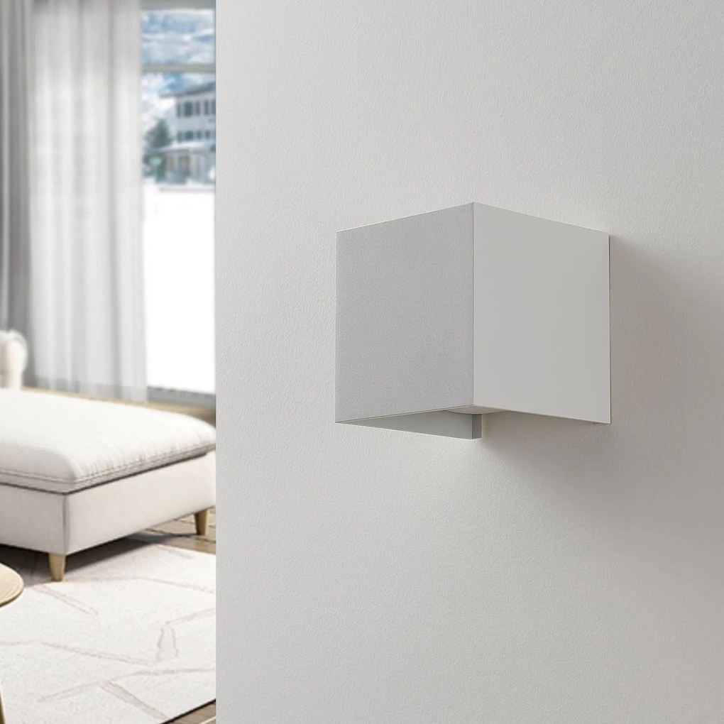 Arcchio applique Zuzana, set da 2, bianco, G9, larghezza 10 cm