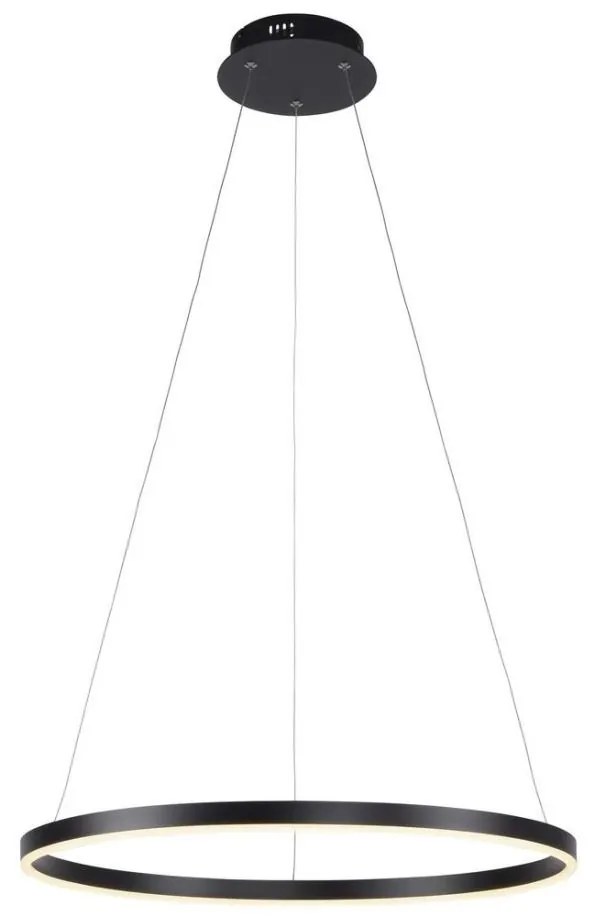 Leuchten Direkt 15394-13-LED Lampadario dimmerabile su corda RITUS LED/30W/230V nero